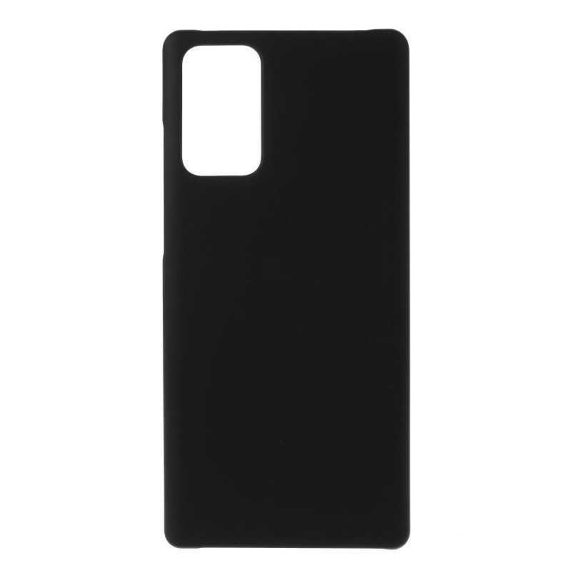 Samsung Galaxy Note 20 Gummiert Hardplastcover - Sort