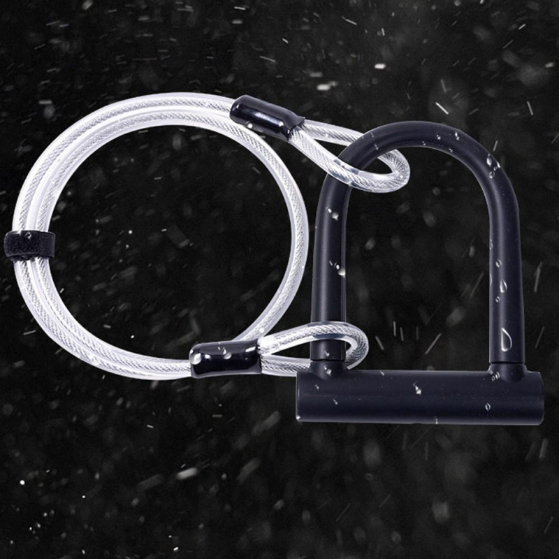 Lukitse varkaudenestopyörän moottoripyörän skootteri turvakaapelilla