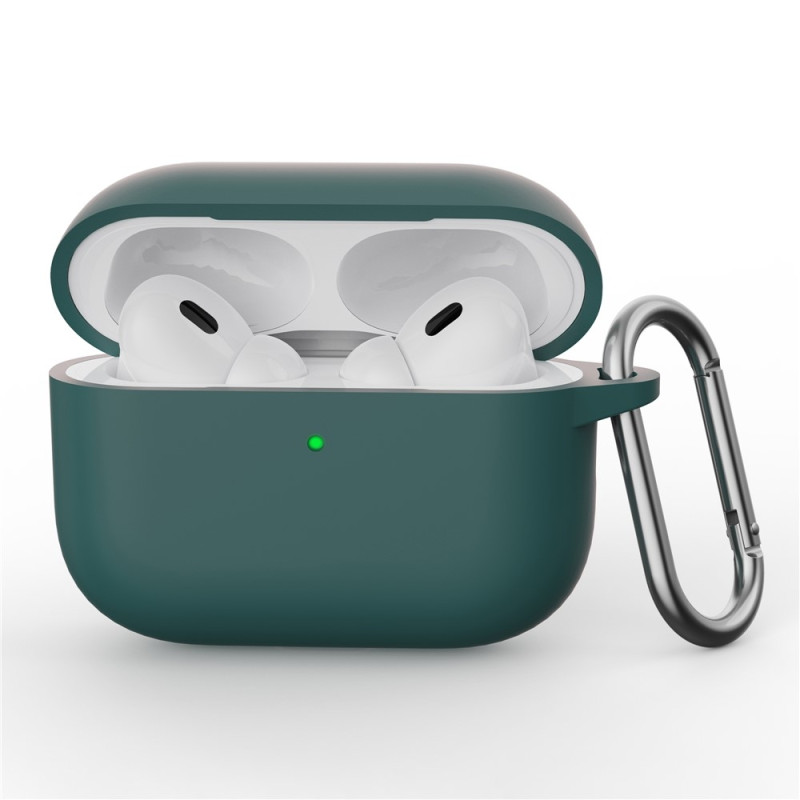Til AirPods Pro 3 Silikone Etui Integreret Bluetooth Høretelefon Cover med Krog