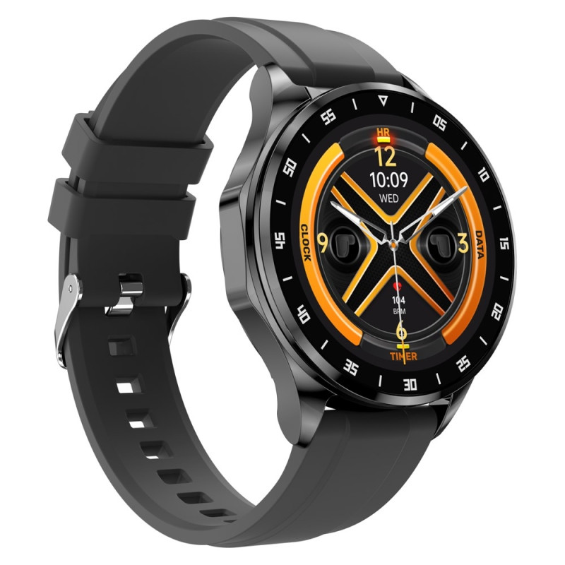 SmartWatch Smartwatch X20 2-in-1 Bluetooth-kuulokkeet, terveydentilan seuranta, 1,43 tuuman näyttö