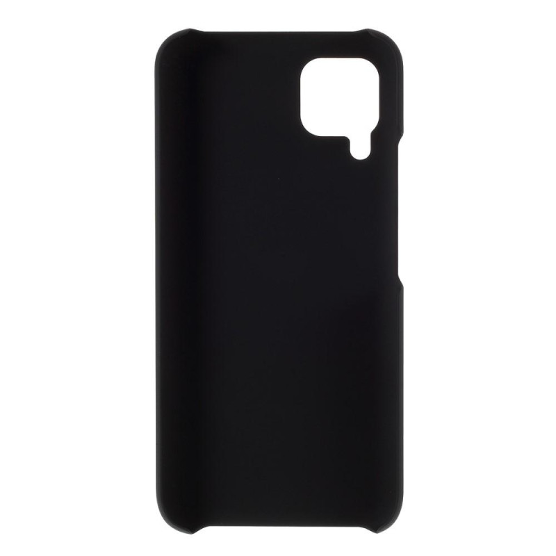 Huawei P40 Lite Gummiert Hardplastcover - Sort
