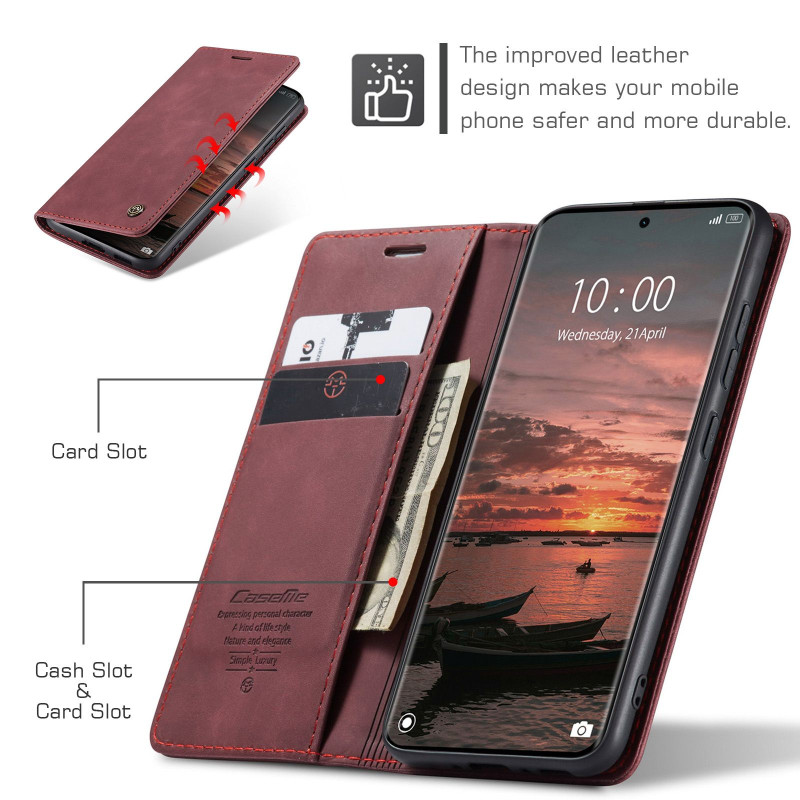 CASEME Retro Wallet Case for Xiaomi Redmi Note 15 / Xiaomi Poco M8 5G