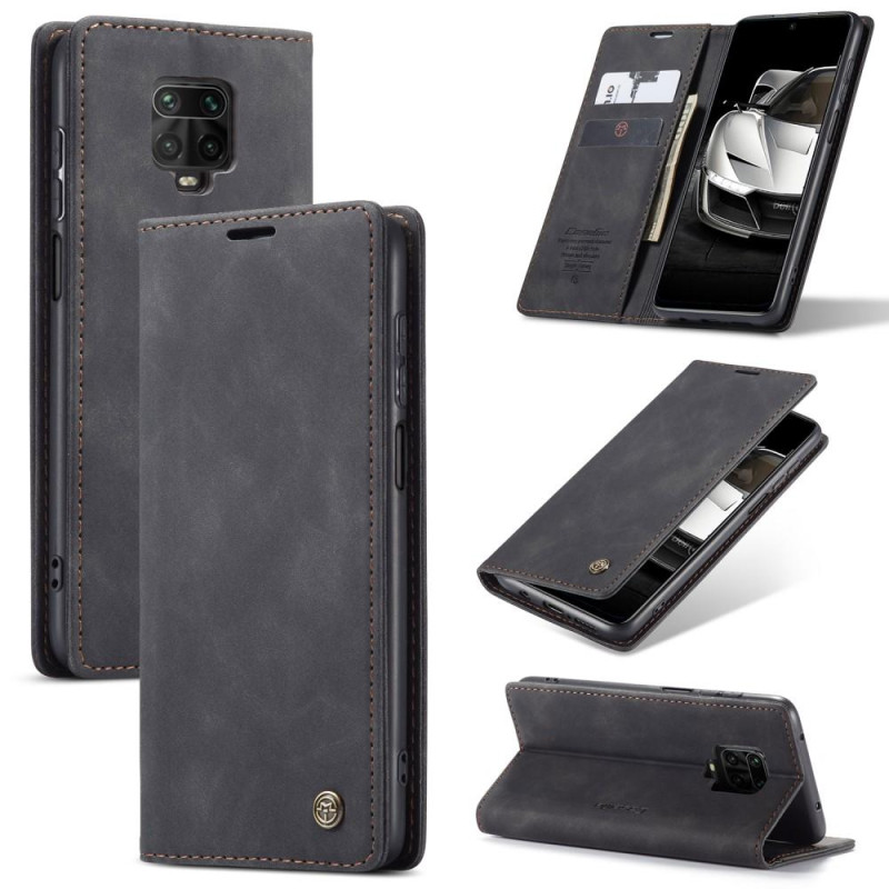 CASEME Lommebok - deksel Xiaomi Redmi Note 9 Pro - Svart