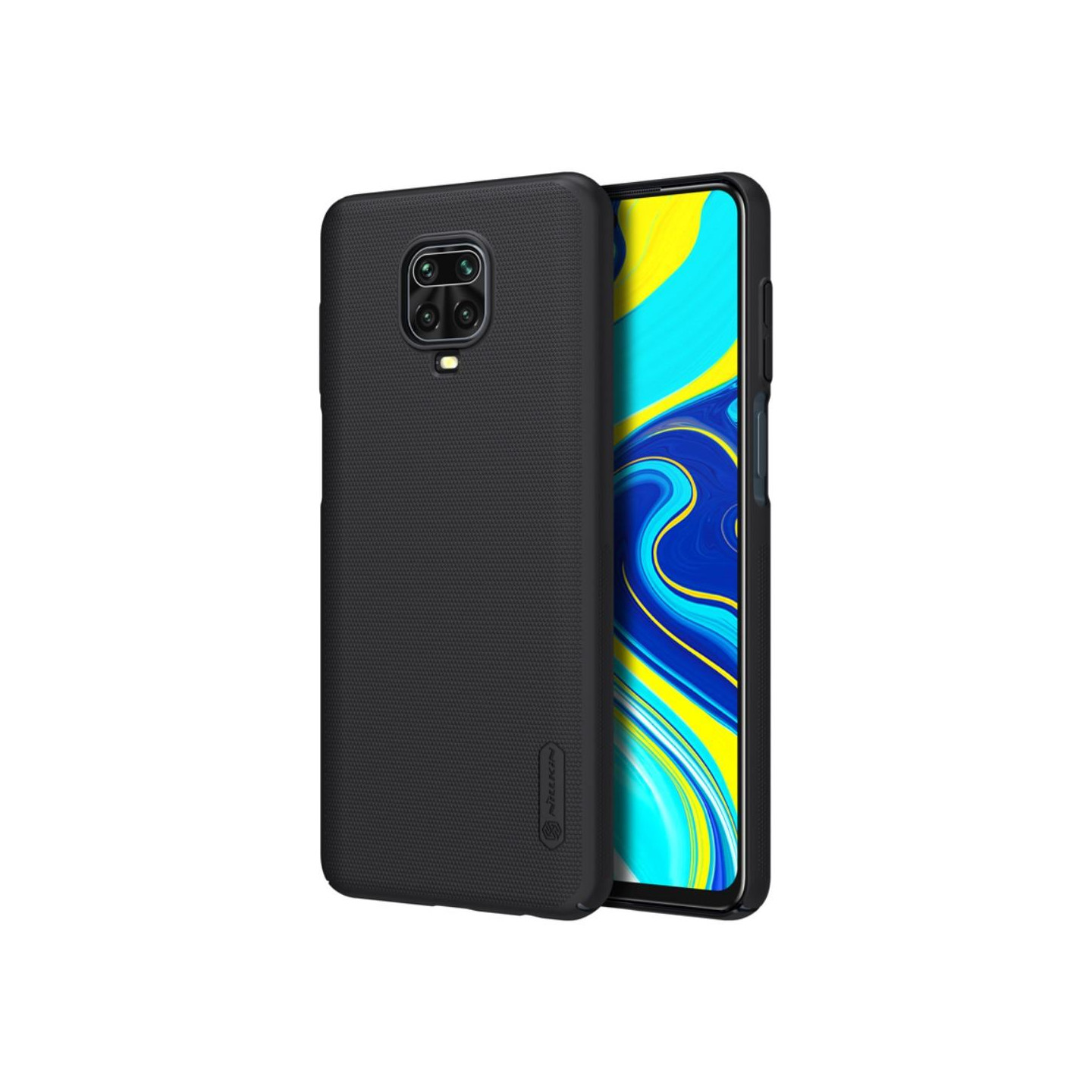 NILLKIN Xiaomi Redmi Note 9 Pro Frostet Cover Hardt - Sort