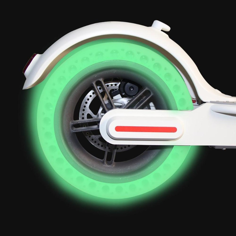 Night Fluorescent Rubber Tire for Xiaomi Mijia M365 Electric Scooter 2pcs