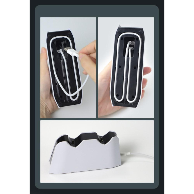 AOLION ALP500701 Hurtigopladningsdock med dobbelt slot til PS5 Elite - controller