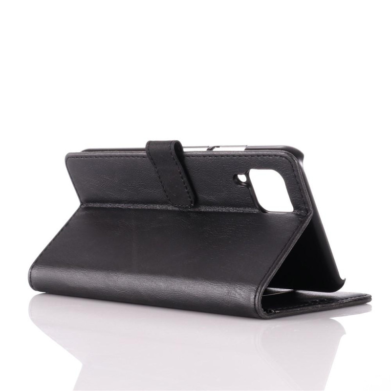 Retro Wallet Stand Suojakuori - Huawei P40 Lite - Musta