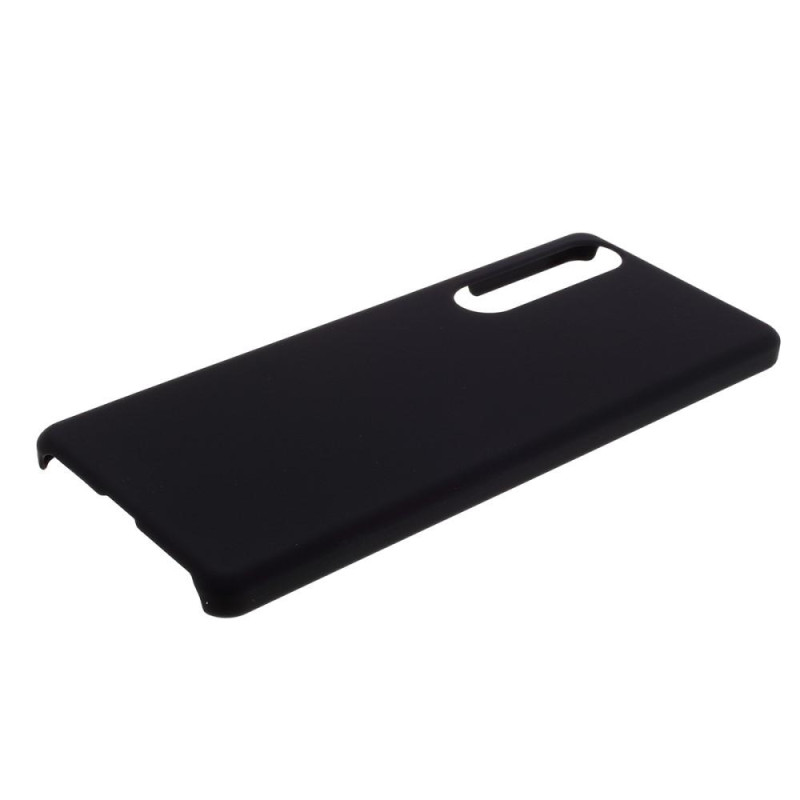 Rubberized Hard Plastic Case for Sony Xperia 10 II - Black