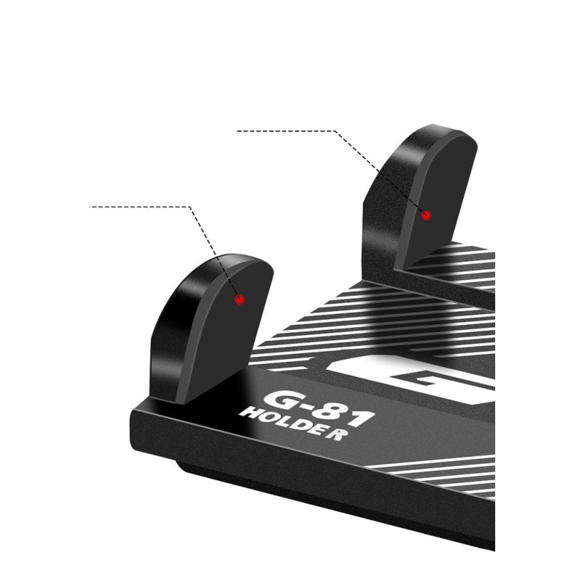 GUB G - 81 alumiininen puhelinpidike Xiaomi M365/polkupyörä/skootteri