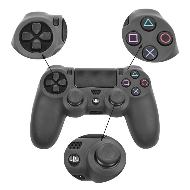 Silicone Skin Grip For Playstation 4 PS4 Controller