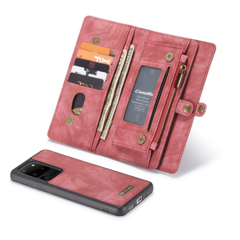 Samsung Galaxy S20 Ultra CASEME Irrotettava 2 - in - 1 kotelo - Punainen