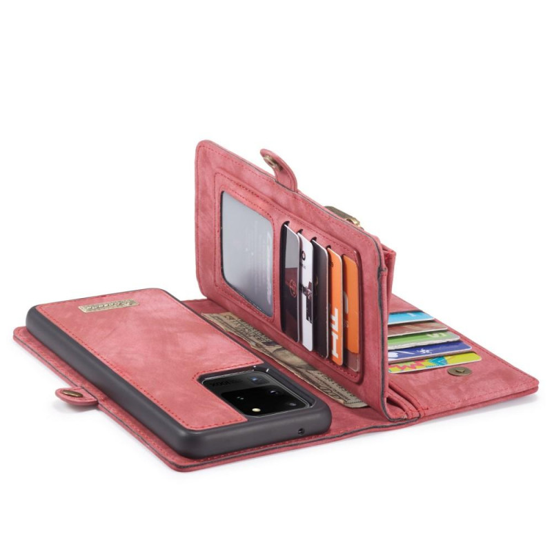 Samsung Galaxy S20 Ultra CASEME Irrotettava 2 - in - 1 kotelo - Punainen